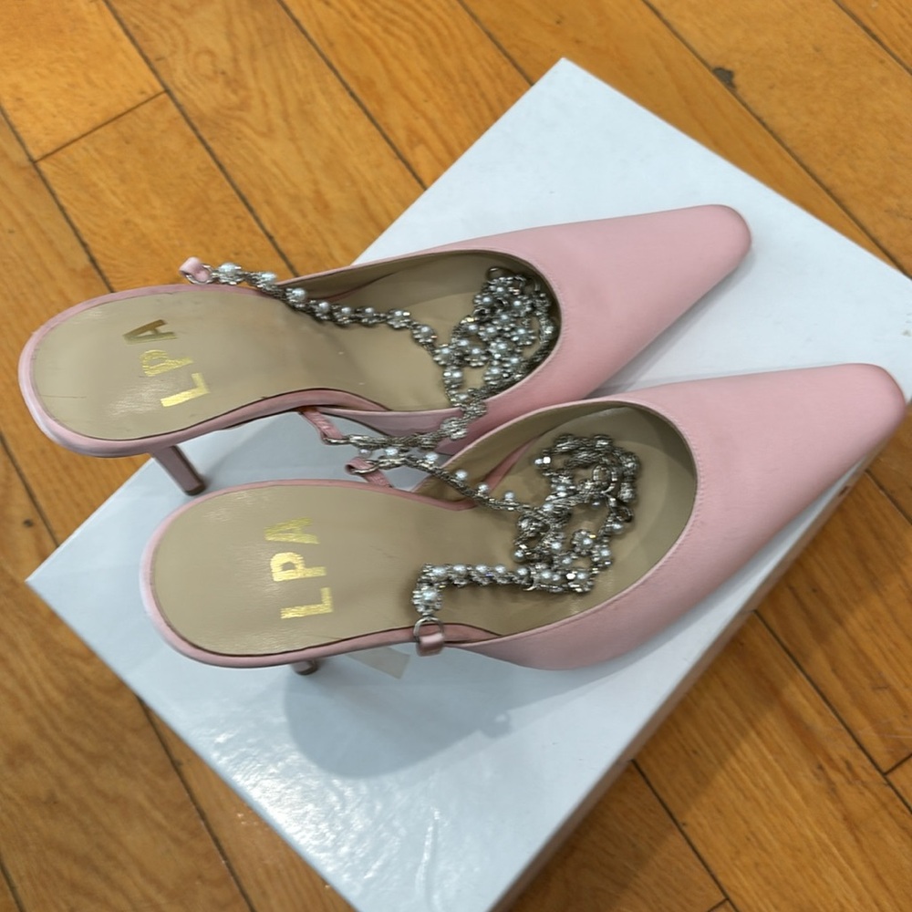 LPA Pearl Ankle Strap in Light Pink, Size: 8 - Picture 11 of 13